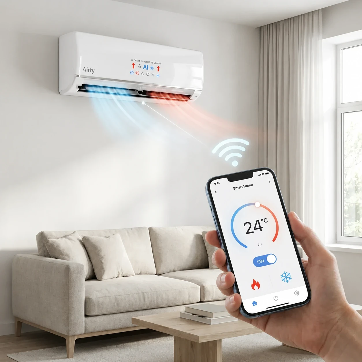 Il termostato lo spegne da solo