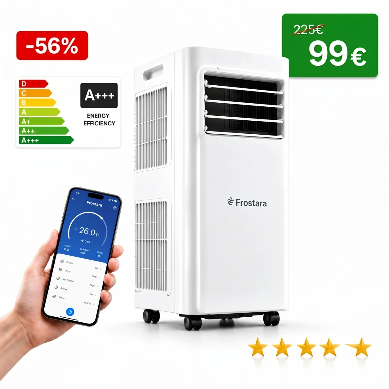 FROSTARA™ klimatizácia 9 000 BTU A+++